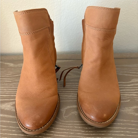 Sam Edelman Morgon Ankle Bootie size 8 in Nut Brown - Picture 4 of 7